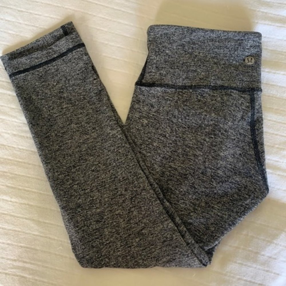 WUNDER UNDER TIGHT SZ 4 HEATHERED GREY